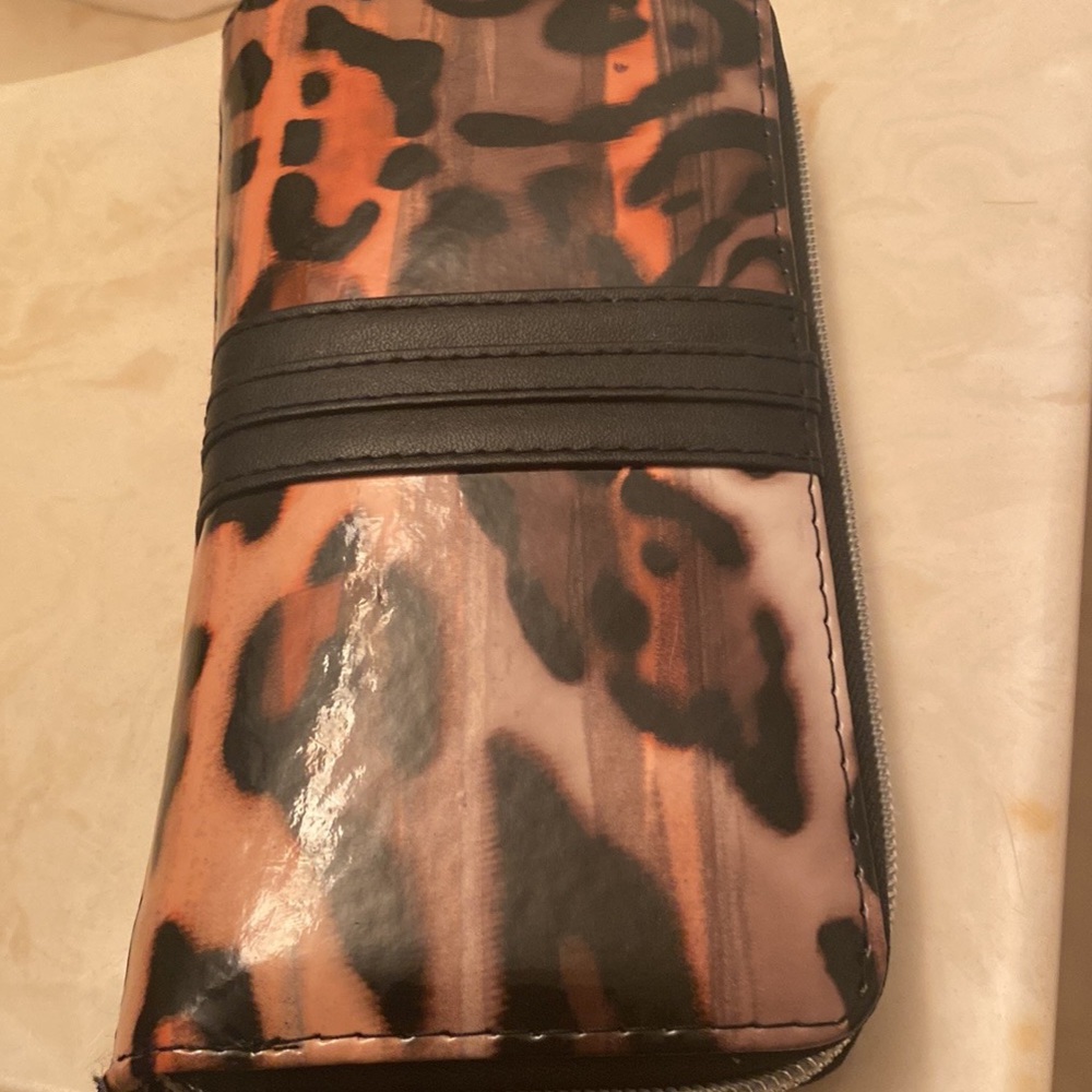 Cheetah print wallet